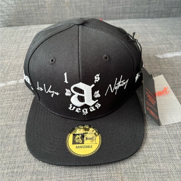Brand About Nothing BAN LasVegas Exhibit B Wool Snap Back Hat NEW - Picture 3 of 9